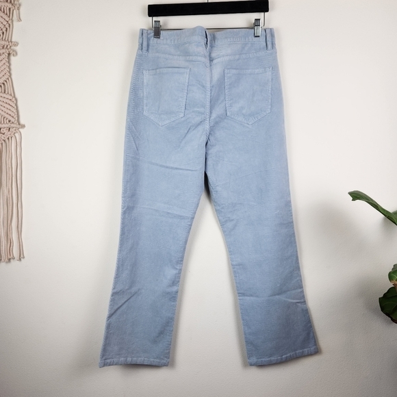 Joie Maza Cropped Corduroy Pants In Thistle Size 12 Blue - Picture 7 of 8
